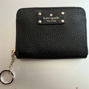 Kate Spade Black Compact Mini Wallet